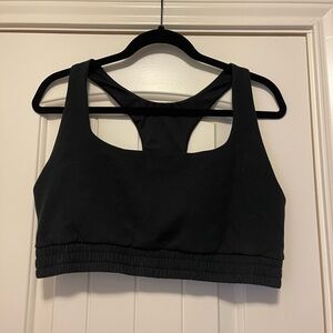 BLACK SPORTS BRA